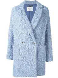 двубортное пальто из букле Blugirl