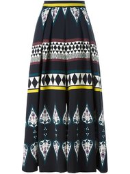 широкие брюки с геометрическим узором Antonio Marras