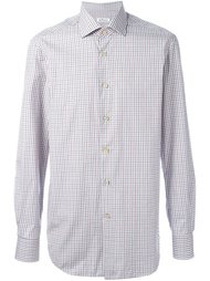 рубашка в клетку Kiton