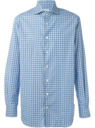 рубашка в клетку Kiton