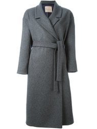 belted trench coat Erika Cavallini