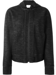 double zipped fastening hoodie DKNY
