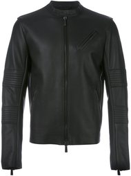 zipped leather jacket Marcelo Burlon County Of Milan