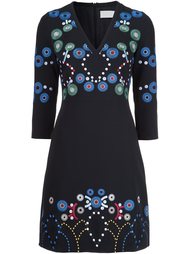 embroidered V-neck dress Peter Pilotto