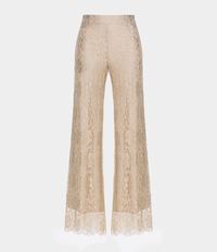 широкие кружевные брюки Christopher Kane