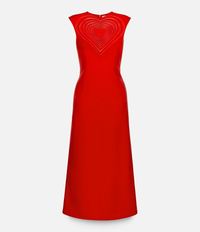 платье с вышитым сердцем  Christopher Kane