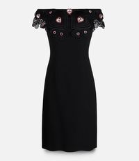платье с декорированной вышивкой Christopher Kane