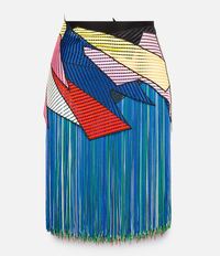 юбка с абстрактной аппликацией Christopher Kane