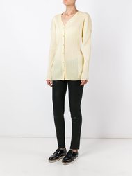 плиссированная рубашка без воротника Issey Miyake Vintage
