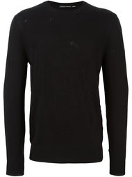 вязаный джемпер с черепом Alexander McQueen