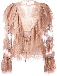 кружевная блузка Lanvin