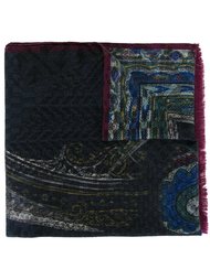 шарф с абстрактным принтом   Etro