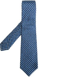 галстук с мелким узором Kiton