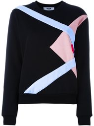толстовка с абстрактным узором MSGM