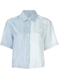 contrasting stripe boxy shirt  T By Alexander Wang