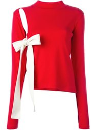 bow detail longsleeved blouse Jacquemus