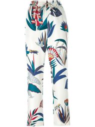 floral print trousers Tory Burch