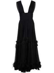 plunging neck dress Maria Lucia Hohan