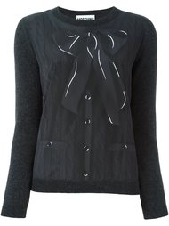 джемпер с эффектом 'trompe l'oeil' Moschino