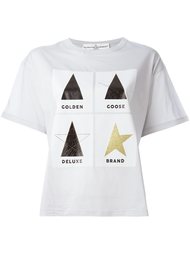 футболка с принтом-логотипом Golden Goose Deluxe Brand