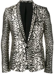 animal pattern blazer Haider Ackermann