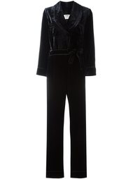 velvet tuxedo jumpsuit Fendi