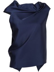 draped open back top Roland Mouret