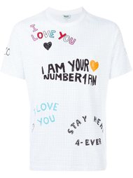 футболка 'I Love You'  Kenzo