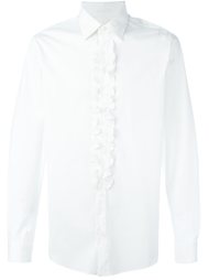 рубашка с рюшами  Ermenegildo Zegna