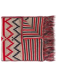 шарф с бахромой Woolrich Woolen Mills