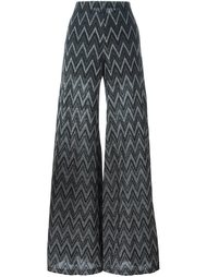 брюки с зигзагообразным узором  M Missoni