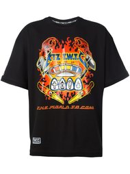 flame print T-shirt KTZ