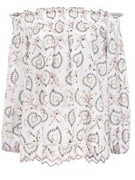 pavillion smock off shoulder top Zimmermann