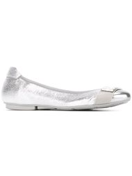 декорированные балетки  Hogan