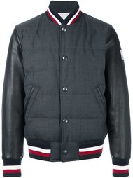 striped detail bomber Moncler Gamme Bleu