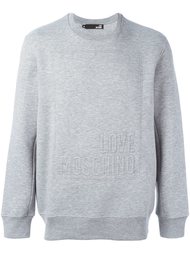 толстовка с логотипом  Love Moschino