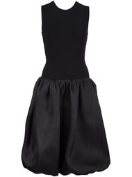 criss cross back dress Oscar de la Renta