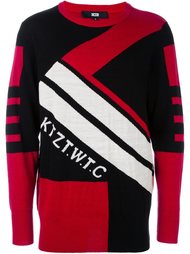 geometric intarsia jumper KTZ