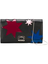 клатч с аппликацией  звезд  Roger Vivier