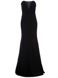 полупрозрачное длинное платье  Emilio Pucci