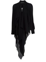 long asymmetric hem blouse Plein Sud