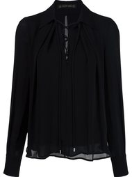 lace-up neck blouse Plein Sud