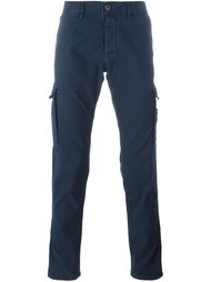 зауженные брюки с накладными карманами Stone Island