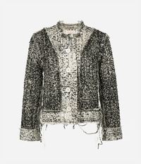 Tweed Cropped Jacket Christopher Kane