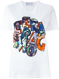 logo patch T-shirt Salvatore Ferragamo