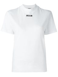 футболка с принтом-логотипом MSGM