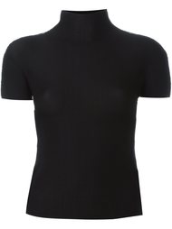 roll neck structured blouse Issey Miyake Cauliflower