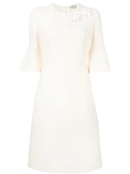 flower appliqué dress Fendi
