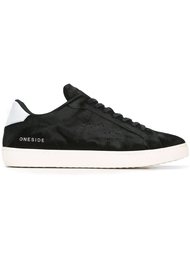 lace-up sneakers Leather Crown