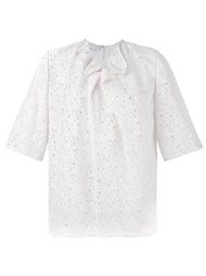 ruffled collar floral blouse Stella McCartney